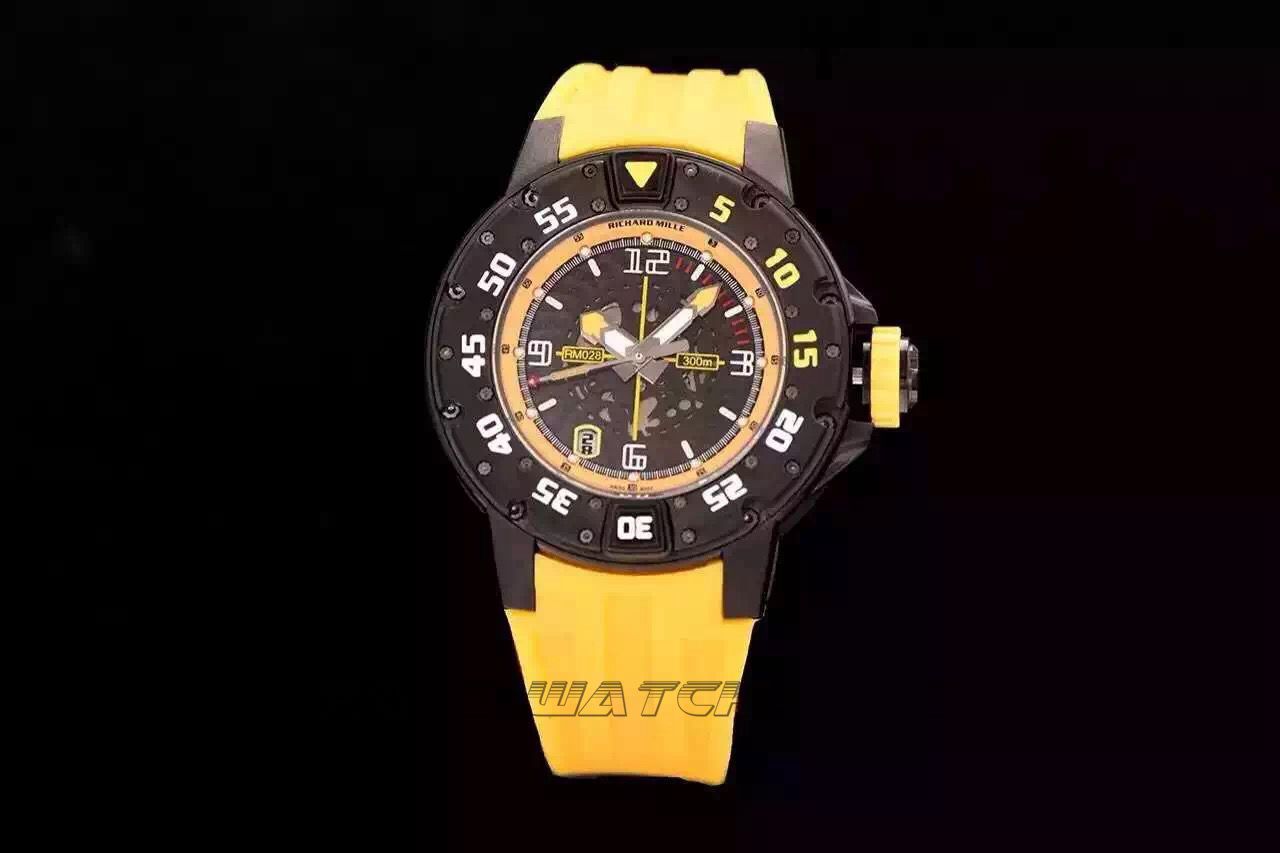 Richard Mille RM028 PVD Yellow Dial